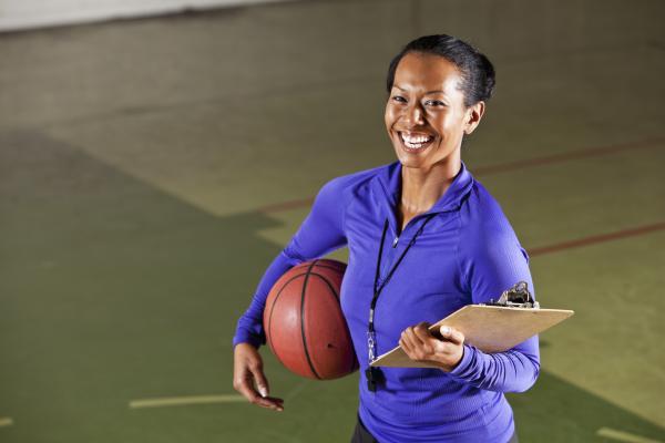 Female coach basketball