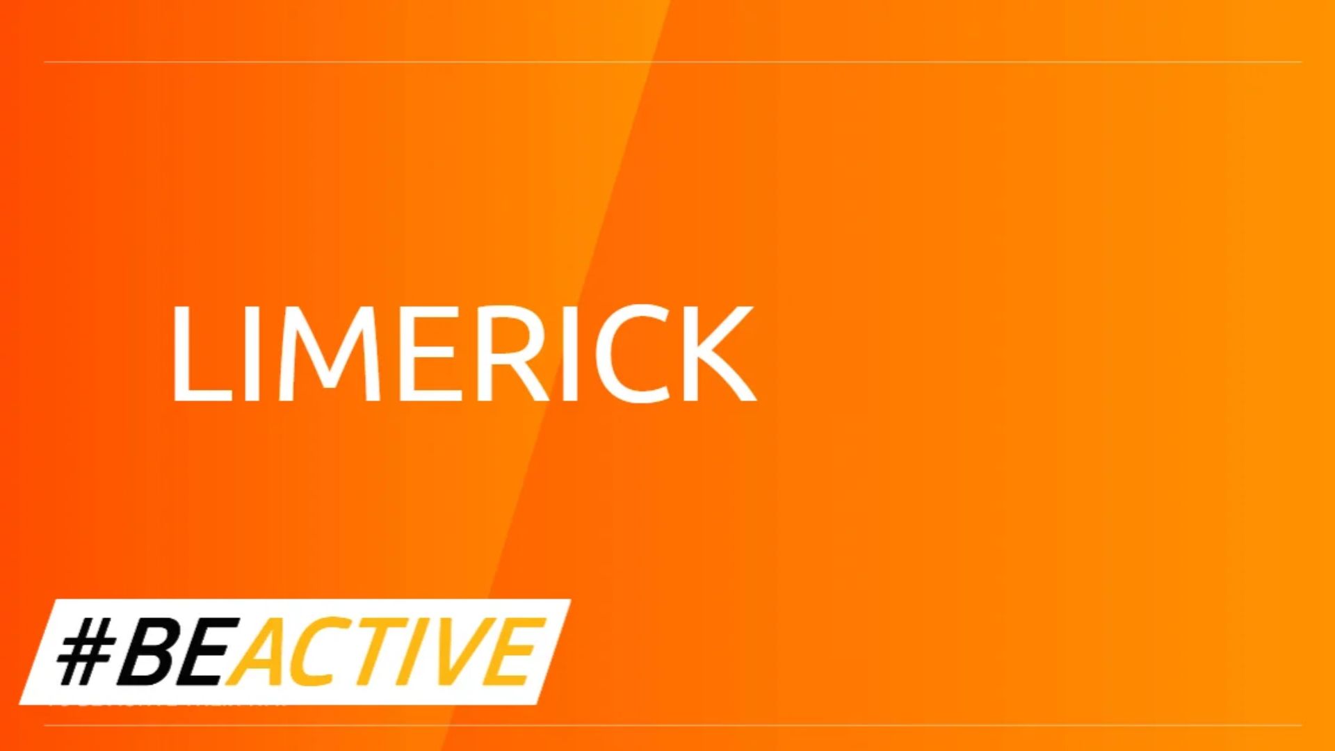 #BeActive Night Limerick