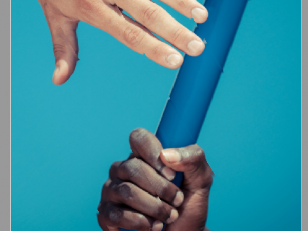 hands and baton