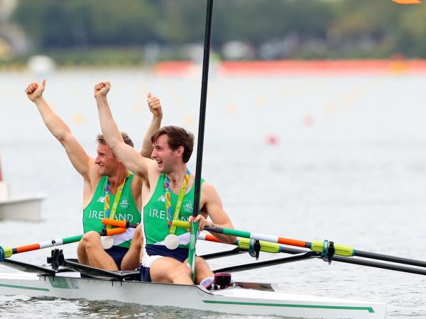 Irish rowers celebrate 