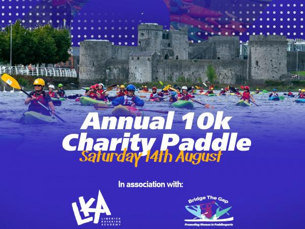 Canoe Ireland Charity paddle poster