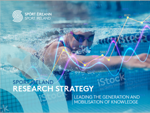 Front cover of Sport Ireland's Research Strategy 