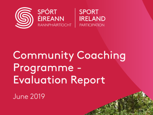 Front cover of the community coaching programme evaluation