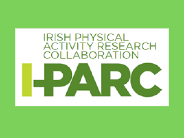 Irish Physical Activity Research Collaboration (I-PARC) logo on a green background.