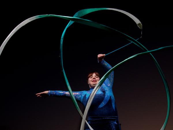 Gymnast with a Disability