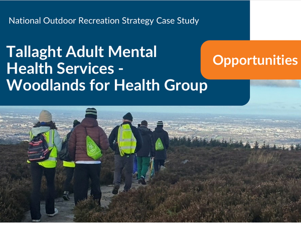 front page of Tallaght Mental Health Woodlands for Health case study