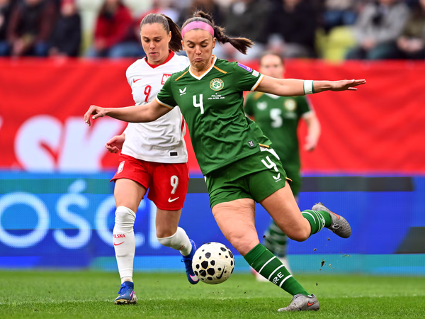 Caitlin Hayes playing soccer