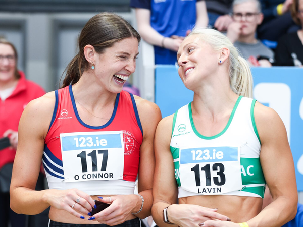 Sarah Lavin pictured with Kate O'Connor