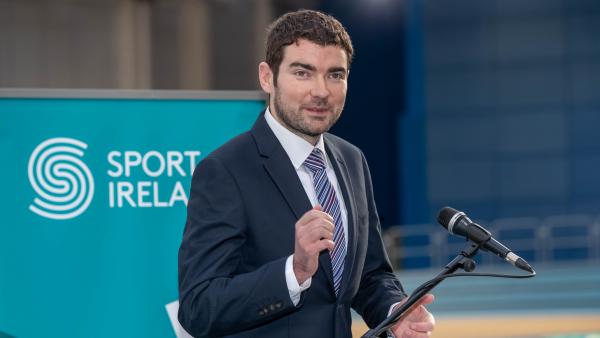 Minister Griffin at Sport Ireland Investment Annoucement