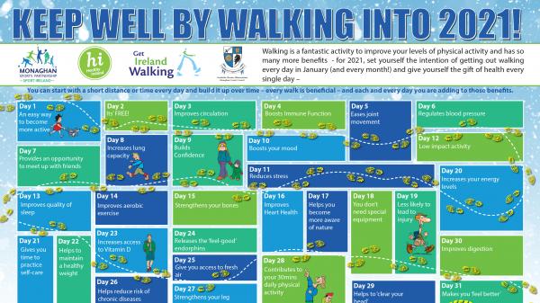 Monaghan LSP monthly walking planner