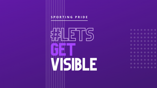 Sporting Pride letsgetvisible banner