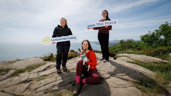 Photos of the launch event with Love This Place Campaign, Campaign Ambassador, Roz Purcell, Minister for Tourism, Culture, Arts, Gaeltacht, Sport and Media, Catherine Martin TD and LNT CEO, Maura Kiely