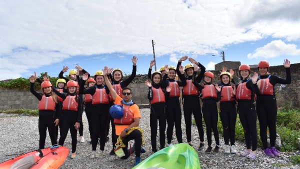 Teen Kayaking