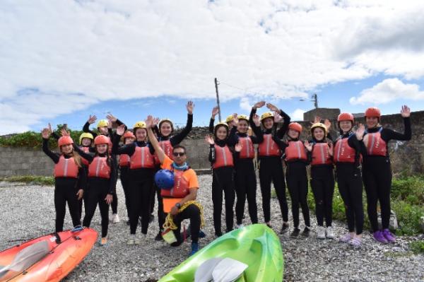 Teen Kayaking