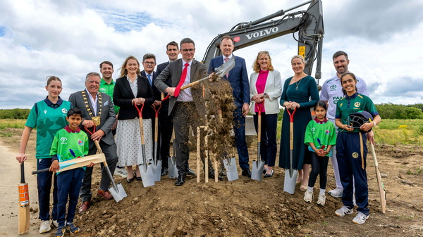 Sod turning for Sport Ireland National Cricket Centre