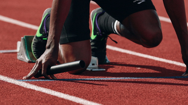 Stock image - runner
