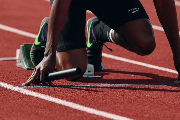 Stock image - runner