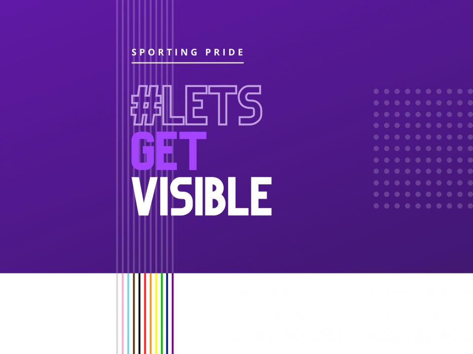 Sporting Pride letsgetvisible banner