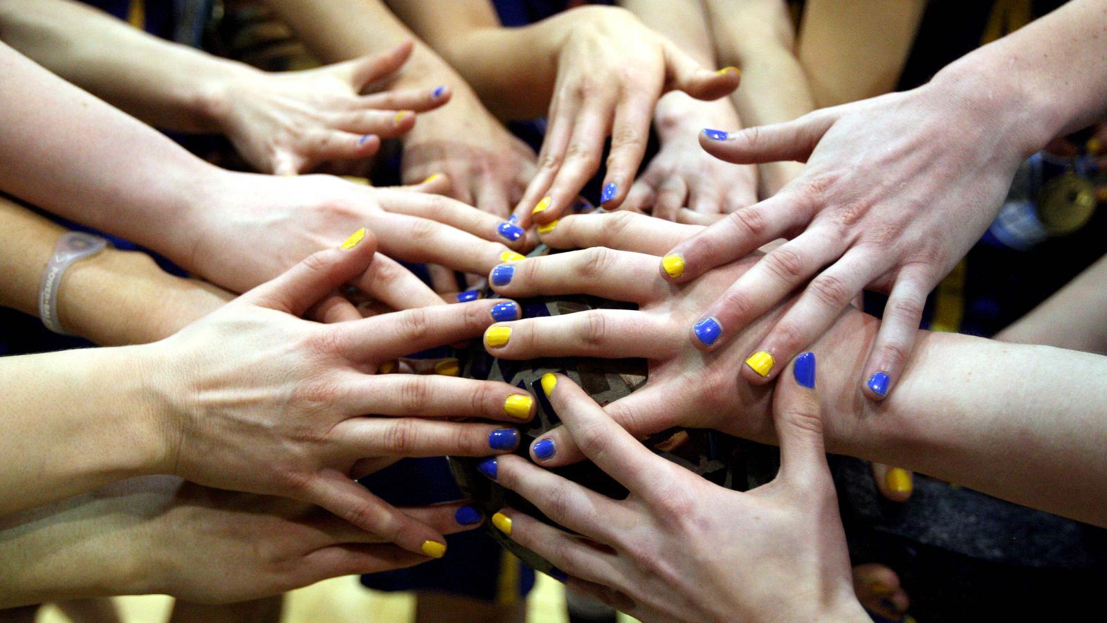 Team Huddle Hands