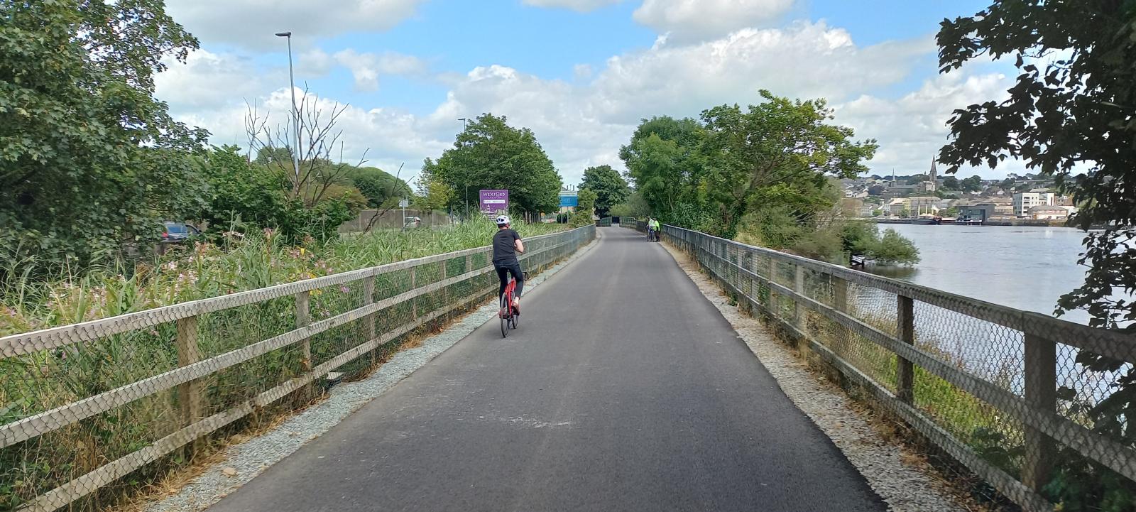 Cyclist on South East Greenway - Image 1