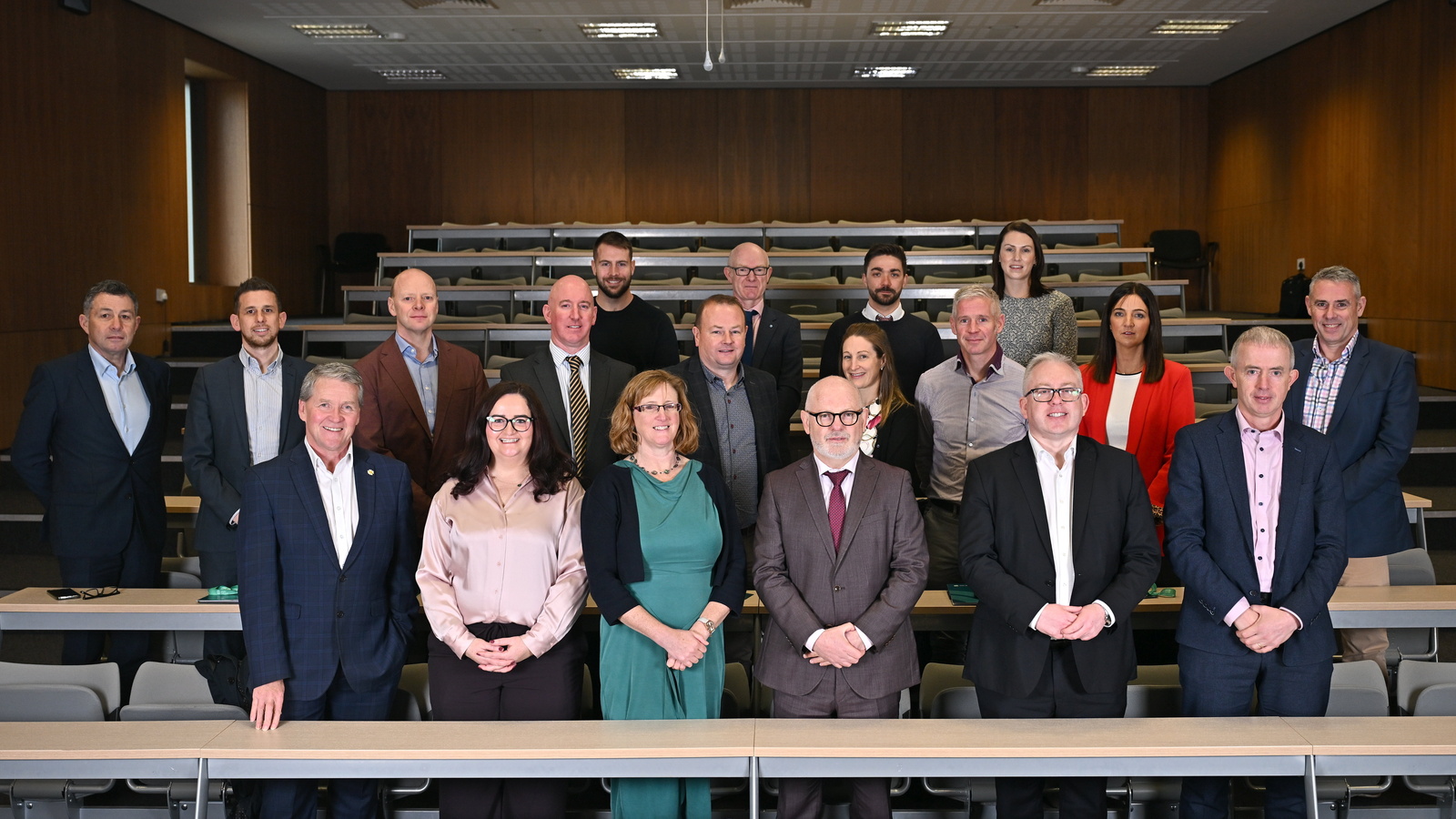 Sport Ireland CEO Dr Úna May (centre) with key stakeholders at the launch of the Local Sports Plans framework.    