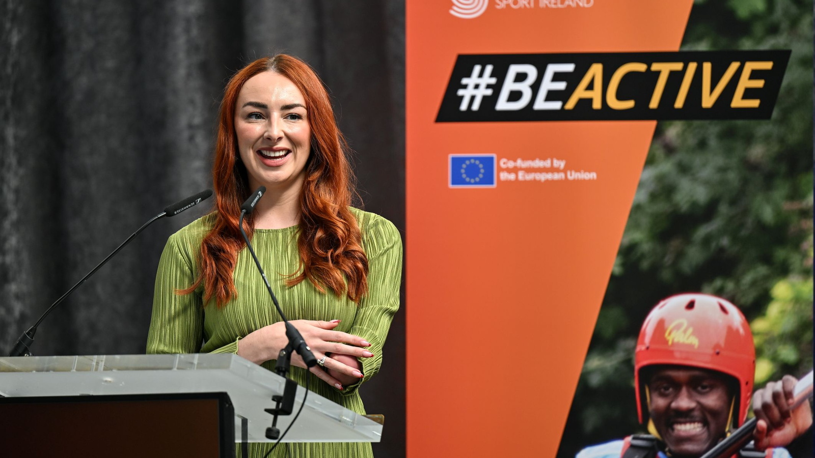 Ellen Keane opening the European Week of Sport